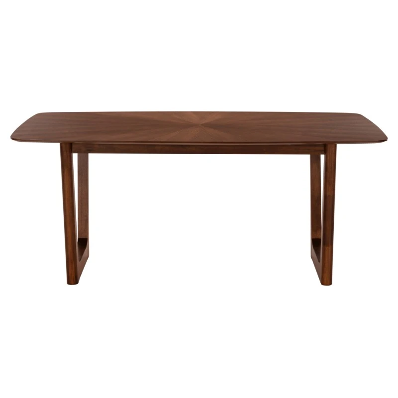 ΤΡΑΠΕΖΙ ΤΡΑΠΕΖΑΡΙΑΣ RINER ΟΡΘΟΓΩΝΙΟ HM9745 MDF ΜΕ ΚΑΠΛΑΜΑ ΚΑΡΥΔΙΑΣ 180x90x76εκ.