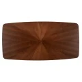 ΤΡΑΠΕΖΙ ΤΡΑΠΕΖΑΡΙΑΣ RINER ΟΡΘΟΓΩΝΙΟ HM9745 MDF ΜΕ ΚΑΠΛΑΜΑ ΚΑΡΥΔΙΑΣ 180x90x76εκ.