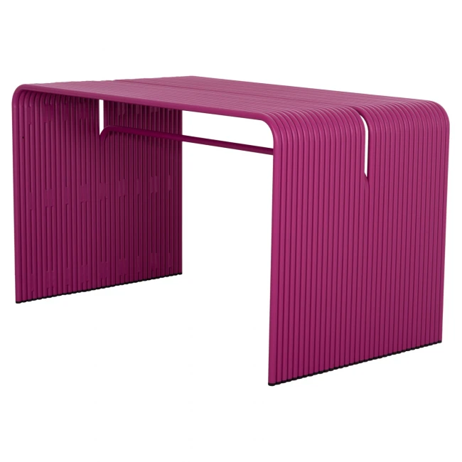 ΤΡΑΠΕΖΙ ΤΡΑΠΕΖΑΡΙΑΣ ΣΕΙΡΑ INTREPID HM6330.05 ΑΛΟΥΜΙΝΙΟ ΜΩΒ 120x70x70.5Υεκ.