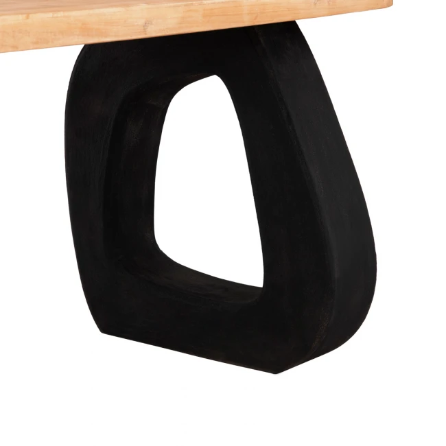 ΤΡΑΠΕΖΙ ΤΡΑΠΕΖΑΡΙΑΣ ΣΕΙΡΑ SANTORINI HM18065 TOP ΞΥΛΟ ΕΛΑΤΟΥ-ΠΟΔΙΑ ΠΟΛΥΡΗΤΙΝΗΣ 180x91x76Υεκ