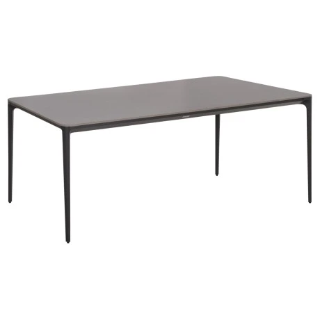 ΤΡΑΠΕΖΙ ΤΡΑΠΕΖΑΡΙΑΣ STAD HM6557.01 ΓΚΡΙ ΑΛΟΥΜΙΝΙΟ & SINTERED STONE TOP 180x90x74Υεκ