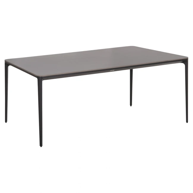 ΤΡΑΠΕΖΙ ΤΡΑΠΕΖΑΡΙΑΣ STAD HM6557.01 ΓΚΡΙ ΑΛΟΥΜΙΝΙΟ & SINTERED STONE TOP 180x90x74Υεκ
