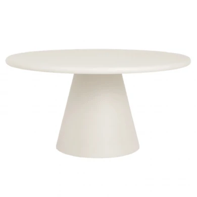 ΤΡΑΠΕΖΙ ΤΡΑΠΕΖΑΡΙΑΣ ΣΤΡΟΓΓΥΛΟ RAIKO HM6573.02 ΜΠΕΖ FIBER CEMENT Φ130x75Υεκ