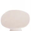 ΤΡΑΠΕΖΙ ΤΡΑΠΕΖΑΡΙΑΣ ΣΤΡΟΓΓΥΛΟ ΣΕΙΡΑ SANTORINI HM18055 MDF ΥΠΟΛΕΥΚΟ ΧΡΩΜΑ Φ77x76Υεκ.