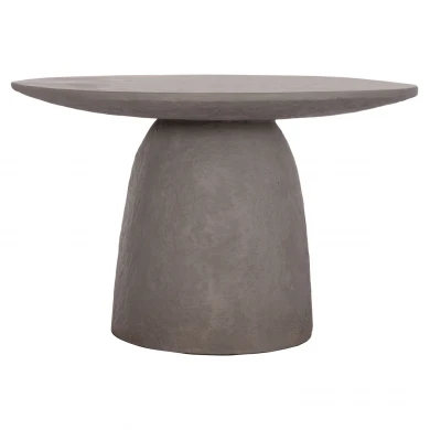 ΤΡΑΠΕΖΙ ΤΡΑΠΕΖΑΡΙΑΣ ΣΤΡΟΓΓΥΛΟ SEPPO HM18154.03 FIBER CEMENT ΣΕ ΓΚΡΙ--Φ119,5x75,5Υεκ.