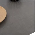 ΤΡΑΠΕΖΙ ΤΡΑΠΕΖΑΡΙΑΣ ΑΠΟ SINTERED STONE ΓΚΡΙ ΜΕΤΑΛΛΙΚΑ ΠΟΔΙΑ 160x90x75Υεκ.HM9308.03