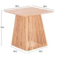 ΤΡΑΠΕΖΙ ΤΡΑΠΕΖΑΡΙΑΣ ΤΕΤΡΑΓΩΝΟ FRANTZ HM9458.01 ΜΑΣΙΦ MINDI ΞΥΛΟ 80,5x80,5x78,5Yεκ.