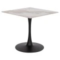 ΤΡΑΠΕΖΙ ΤΡΑΠΕΖΑΡΙΑΣ TETRAN HM18315.02 ΒΑΣΗ ΜΑΥΡΗ--SINTERED STONE PANDORA 80x80x73Υεκ
