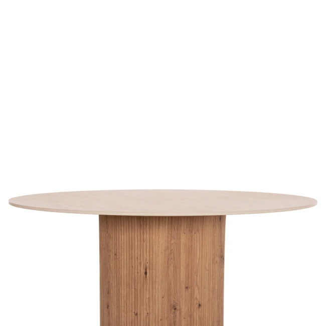 ΤΡΑΠΕΖΙ ΤΡΑΠΕZΑΡΙΑΣ TWIL HM18324 ΚΕΡΑΜΙΚΟ TOP ΟΨΗ ΤΡΑΒΕΡΤΙΝΑΣ-MDF ΒΑΣΗ Φ120x76Υεκ