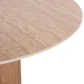 ΤΡΑΠΕΖΙ ΤΡΑΠΕZΑΡΙΑΣ TWIL HM18324 ΚΕΡΑΜΙΚΟ TOP ΟΨΗ ΤΡΑΒΕΡΤΙΝΑΣ-MDF ΒΑΣΗ Φ120x76Υεκ