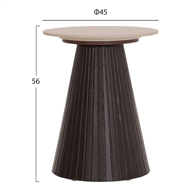 ΤΡΑΠΕΖΙ ΒΟΗΘΗΤΙΚΟ CATER HM18322 ΚΕΡΑΜΙΚΟ TOP ΟΨΗ ΤΡΑΒΕΡΤΙΝΑΣ-MDF ΒΑΣΗ Φ45x56Υεκ
