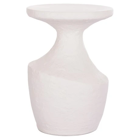 ΤΡΑΠΕΖΙ ΒΟΗΘΗΤΙΚΟ REBON HM18156.02L FIBER CEMENT ΣΕ ΛΕΥΚΟ--Φ40x56.5Υεκ.
