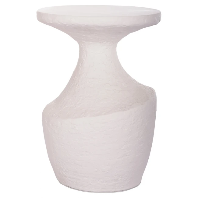 ΤΡΑΠΕΖΙ ΒΟΗΘΗΤΙΚΟ REBON HM18156.02L FIBER CEMENT ΣΕ ΛΕΥΚΟ--Φ40x56.5Υεκ.