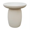 ΤΡΑΠΕΖΙ ΒΟΗΘΗΤΙΚΟ ΣΤΡΟΓΓΥΛΟ HIKARI HM6593.02 ΜΠΕΖ FIBER CEMENT Φ46x48Υεκ.