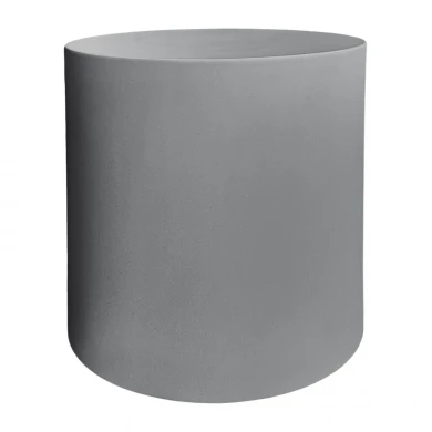 ΤΡΑΠΕΖΙ ΒΟΗΘΗΤΙΚΟ ΣΤΡΟΓΓΥΛΟ KYOKO HM6592.01 ΓΚΡΙ FIBER CEMENT Φ40x43Υεκ.