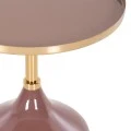 ΤΡΑΠΕΖΙ ΒΟΗΘΗΤΙΚΟ ΣΤΡΟΓΓΥΛΟ UTRI HM4241.06 ΜΕΤΑΛΛΟ ΣΕ ΣΟΜΟΝ-ΜΠΕΖ Φ46x46,5Υεκ.