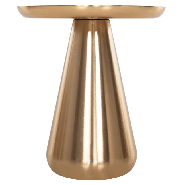 ΤΡΑΠΕΖΙA ΣΑΛΟΝΙΟΥ 2ΤΜΧ OLUF HM9921 ΜΕΤΑΛΛΟ ΕΜΑΓΙΕ-GLOSSY ΧΡΥΣΟ & ΜΑΥΡΟ Φ50 & Φ41