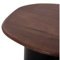 ΤΡΑΠΕΖΙA ΣΑΛΟΝΙΟΥ 3ΤΜΧ PEBBLES HM18004 MANGO TOP-ΜΕΤΑΛΛΙΚΕΣ ΜΑΥΡΕΣ ΒΑΣΕΙΣ