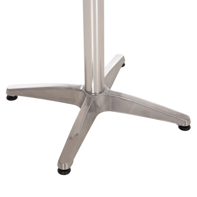 ΒΑΣΗ ΑΛΟΥΜΙΝΙΟΥ 4ΝΥΧΗ 66Χ66X69Υεκ. ΜΕ ΣΤΑΥΡΟ 48Χ48εκ. HM448.01 ΧΡΩΜΙΟΥ