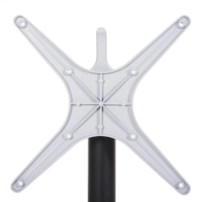 ΒΑΣΗ ΑΛΟΥΜΙΝΙΟΥ ΠΤΥΣΣΟΜΕΝΗ HM459.01 ΜΑΥΡΟ ΜΑΤ 69Χ69Χ73-92Υεκ. ΜΕ ΣΤΑΥΡΟ 48Χ48εκ.