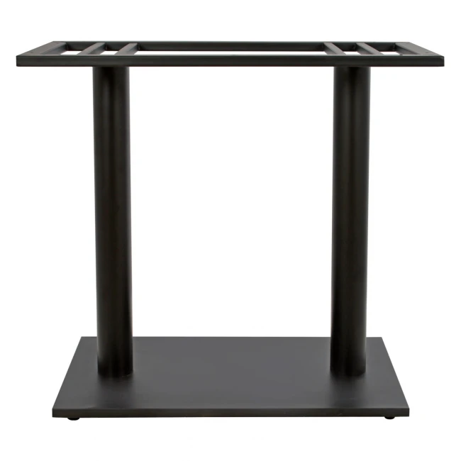 ΒΑΣΗ ΜΕΤΑΛΛΙΚΗ ΔΙΠΛΗ ΜΑΥΡΗ 40Χ70Χ72Υεκ. ΜΕ ΡΕΓΟΥΛΑΤΟΡΟΥΣ HM435