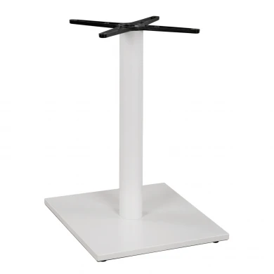 ΒΑΣΗ ΜΕΤΑΛΛΙΚΗ ΛΕΥΚΗ ΜΑΤ 46Χ46Χ72εκ. ΜΕ ΣΤΑΥΡΟ 46Χ46 ΚΑΙ ΡΕΓΟΥΛΑΤΟΡΟΥΣ HM438.02