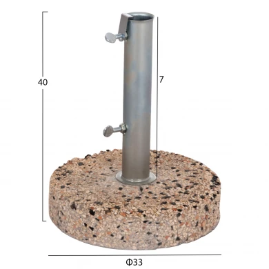 ΒΑΣΗ ΟΜΠΡΕΛΑΣ ΨΗΦΙΔΑ 15KG HM5476.15 ΜΕ ΣΩΛΗΝΑ ΔΙΑΜΕΤΡΟΥ Φ52
