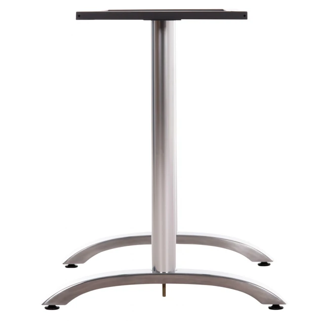 ΒΑΣΗ ΤΡΑΠΕΖΙΟΥ ΜΕΤΑΛΛΙΚΗ ΔΙΠΛΗ HM461.13 ΧΡΩΜΙΟΥ ΜΕ ΡΕΓΟΥΛΑΤΟΡΟΥΣ 100x60x73Υεκ.