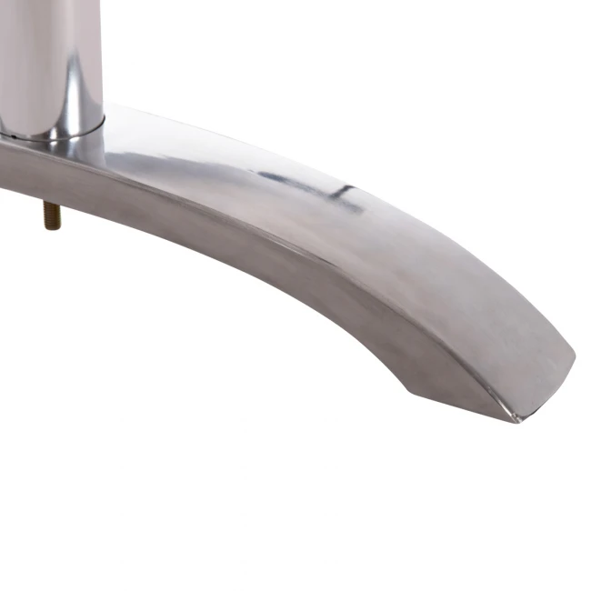 ΒΑΣΗ ΤΡΑΠΕΖΙΟΥ ΜΕΤΑΛΛΙΚΗ ΔΙΠΛΗ HM461.13 ΧΡΩΜΙΟΥ ΜΕ ΡΕΓΟΥΛΑΤΟΡΟΥΣ 100x60x73Υεκ.