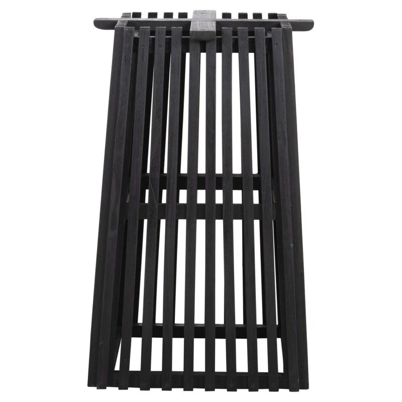 ΒΑΣΗ ΤΡΑΠΕΖΙΟΥ ΤΕΤΡΑΓΩΝΗ FRANTZ HM9460.12 ΞΥΛΟ MINDI ΣΕ ΜΑΥΡΟ 60x60x75Y εκ.