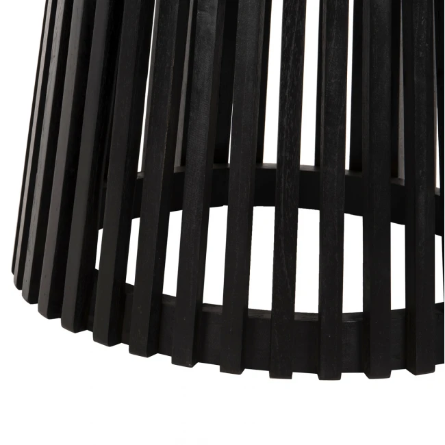 ΒΑΣΗ ΤΡΑΠΕΖΙΟΥ ΕΣΩΤΕΡΙΚΟΥ ΧΩΡΟΥ MINDI ΜΑΥΡΟ ΞΥΛΟ HM9459.02 Φ60x75,5Y εκ.