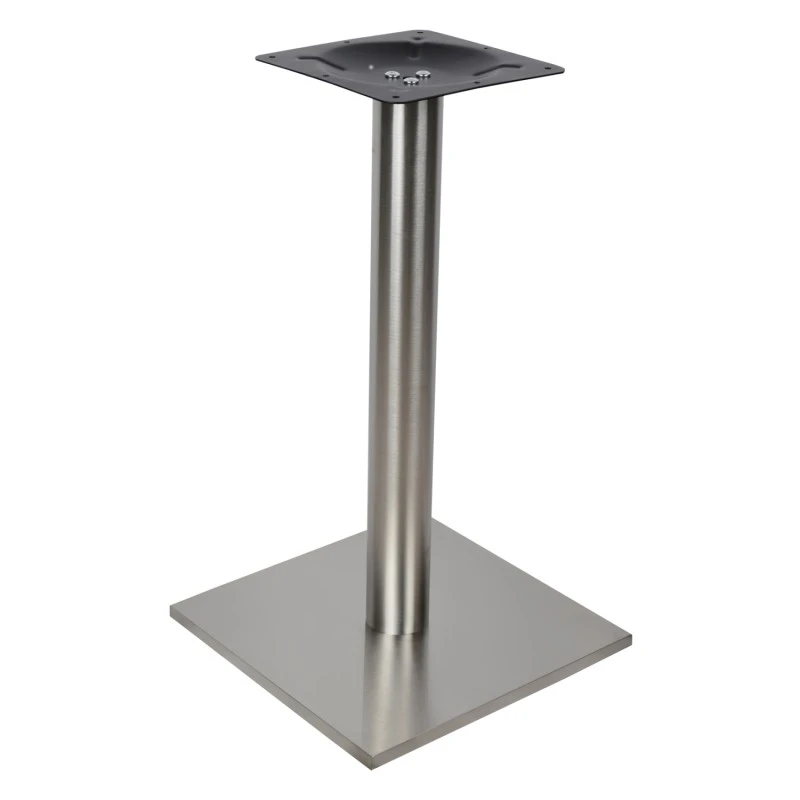 ΒΑΣΗ ΤΡΑΠΕΖΙΟΥ INOX HM421 ΜΕ ΡΕΓΟΥΛΑΤΟΡΟΥΣ 40x40x72Y εκ.