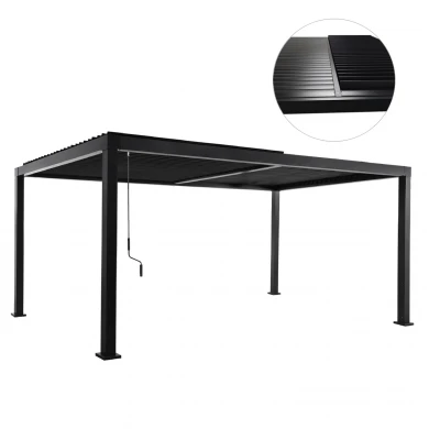 ΒΙΟΚΛΙΜΑΤΙΚΗ ΠΕΡΓΚΟΛΑ ΑΛΟΥΜΙΝΙΟΥ PREMIUM FRANIO HM6610.01 ΜΑΥΡΟ 300x400x240Υ