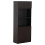 ΒΙΒΛΙΟΘΗΚΗ ΓΡΑΦΕΙΟΥ ΕΠΑΓΓΕΛΜΑΤΙΚΗ ROSEWOOD HM2089 ΜΕΛΑΜΙΝΗ ΓΚΡΙ-WENGE 80Χ40Χ200Υεκ.