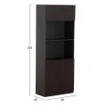 ΒΙΒΛΙΟΘΗΚΗ ΓΡΑΦΕΙΟΥ ΕΠΑΓΓΕΛΜΑΤΙΚΗ ROSEWOOD HM2089 80Χ40Χ200Υ εκ.