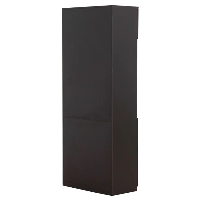 ΒΙΒΛΙΟΘΗΚΗ ΓΡΑΦΕΙΟΥ ΕΠΑΓΓΕΛΜΑΤΙΚΗ ROSEWOOD HM2089 ΜΕΛΑΜΙΝΗ ΓΚΡΙ-WENGE 80Χ40Χ200Υεκ.