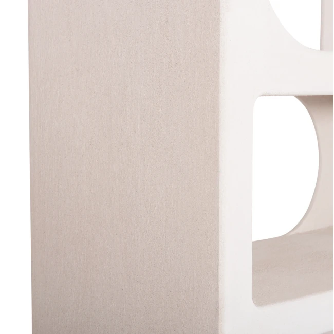 ΒΙΒΛΙΟΘΗΚΗ ΣΕΙΡΑ SANTORINI HM18062 MDF ΣΕ ΥΠΟΛΕΥΚΟ ΧΡΩΜΑ 80x38x180Yεκ.