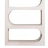 ΒΙΒΛΙΟΘΗΚΗ ΣΕΙΡΑ SANTORINI HM18062 MDF ΣΕ ΥΠΟΛΕΥΚΟ ΧΡΩΜΑ 80x38x180Yεκ.