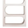 ΒΙΒΛΙΟΘΗΚΗ ΣΕΙΡΑ SANTORINI HM18062 MDF ΣΕ ΥΠΟΛΕΥΚΟ ΧΡΩΜΑ 80x38x180Yεκ.