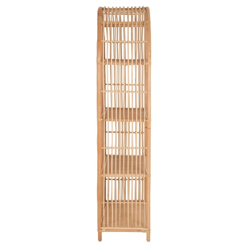 ΒΙΒΛΙΟΘΗΚΗ HM9552 ΑΠΟ ΦΥΣΙΚΟ RATTAN ΣΕ ΦΥΣΙΚΟ ΧΡΩΜΑ 80x40x182Υεκ.