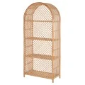 ΒΙΒΛΙΟΘΗΚΗ HM9552 ΑΠΟ ΦΥΣΙΚΟ RATTAN ΣΕ ΦΥΣΙΚΟ ΧΡΩΜΑ 80x40x182Υεκ.