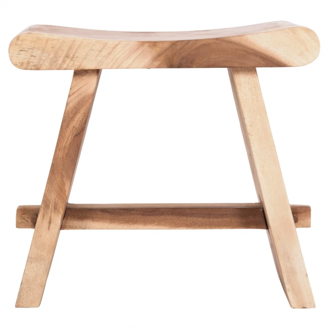 ΒΟΗΘΗΤΙΚΟ ΣΚΑΜΠΟ SADEL HM18294 ΞΥΛΟ SUAR--ΦΥΣΙΚΟ 50x30x45Υεκ.