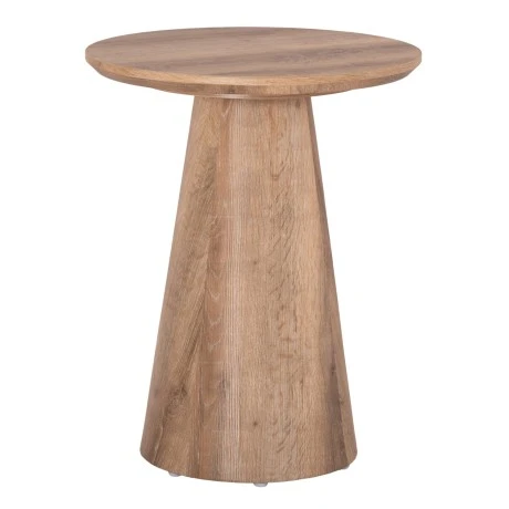 ΒΟΗΘΗΤΙΚΟ ΤΡΑΠΕΖΑΚΙ KARAN HM18029 MDF ΣΕ ΦΥΣΙΚΟ ΧΡΩΜΑ ΞΥΛΟΥ Φ45x56,5Υεκ