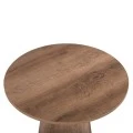 ΒΟΗΘΗΤΙΚΟ ΤΡΑΠΕΖΑΚΙ KARAN HM18029 MDF ΣΕ ΦΥΣΙΚΟ ΧΡΩΜΑ ΞΥΛΟΥ Φ45x56,5Υεκ