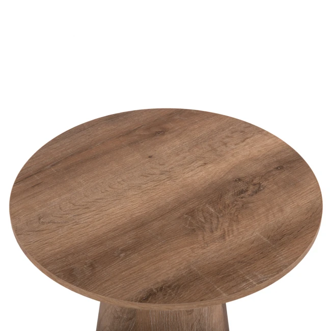 ΒΟΗΘΗΤΙΚΟ ΤΡΑΠΕΖΑΚΙ KARAN HM18029 MDF ΣΕ ΦΥΣΙΚΟ ΧΡΩΜΑ ΞΥΛΟΥ Φ45x56,5Υεκ