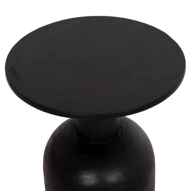 ΒΟΗΘΗΤΙΚΟ ΤΡΑΠΕΖΑΚΙ PUMBE HM9891.12 ΞΥΛΟ SUAR ΣΕ ΜΑΥΡΟ ΧΡΩΜΑ Φ40x50Υεκ