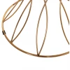 ΒΟΗΘΗΤΙΚΟ ΤΡΑΠΕΖΑΚΙ RUDY HM18037.01 ΚΕΡΑΜΙΚΟ TOP ΛΕΥΚΟ-ΜΕΤΑΛΛΟ ΧΡΥΣΟ Φ45x48,5Υεκ.