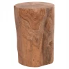 ΒΟΗΘΗΤΙΚΟ ΤΡΑΠΕΖΑΚΙ/ΣΚΑΜΠΟ TRONCO HM9374.21 ΞΥΛΟ TEAK--ΦΥΣΙΚΟ Φ30x45Υεκ.