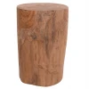 ΒΟΗΘΗΤΙΚΟ ΤΡΑΠΕΖΑΚΙ/ΣΚΑΜΠΟ TRONCO HM9374.21 ΞΥΛΟ TEAK--ΦΥΣΙΚΟ Φ30x45Υεκ.