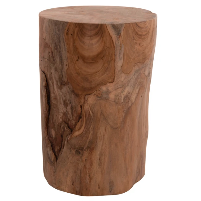ΒΟΗΘΗΤΙΚΟ ΤΡΑΠΕΖΑΚΙ/ΣΚΑΜΠΟ TRONCO HM9374.21 ΞΥΛΟ TEAK--ΦΥΣΙΚΟ Φ30x45Υεκ.